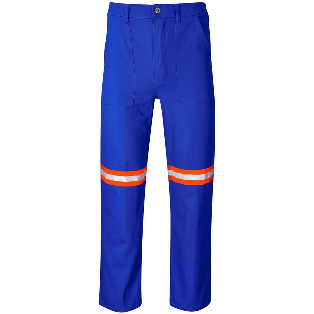 Artisan Premium 100% Cotton Pants - Reflective Legs - Orange Tape 2