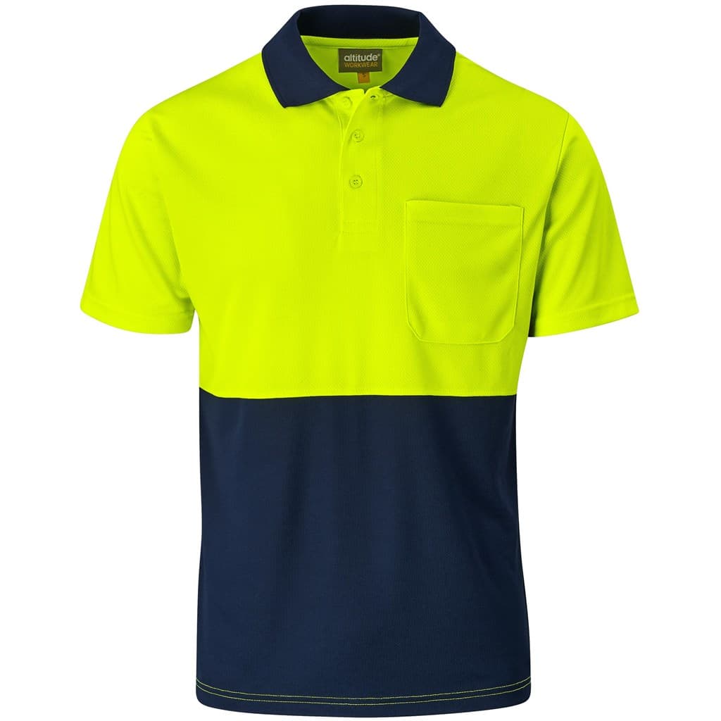 Inspector Two-Tone Hi-Viz Golf Shirt 3