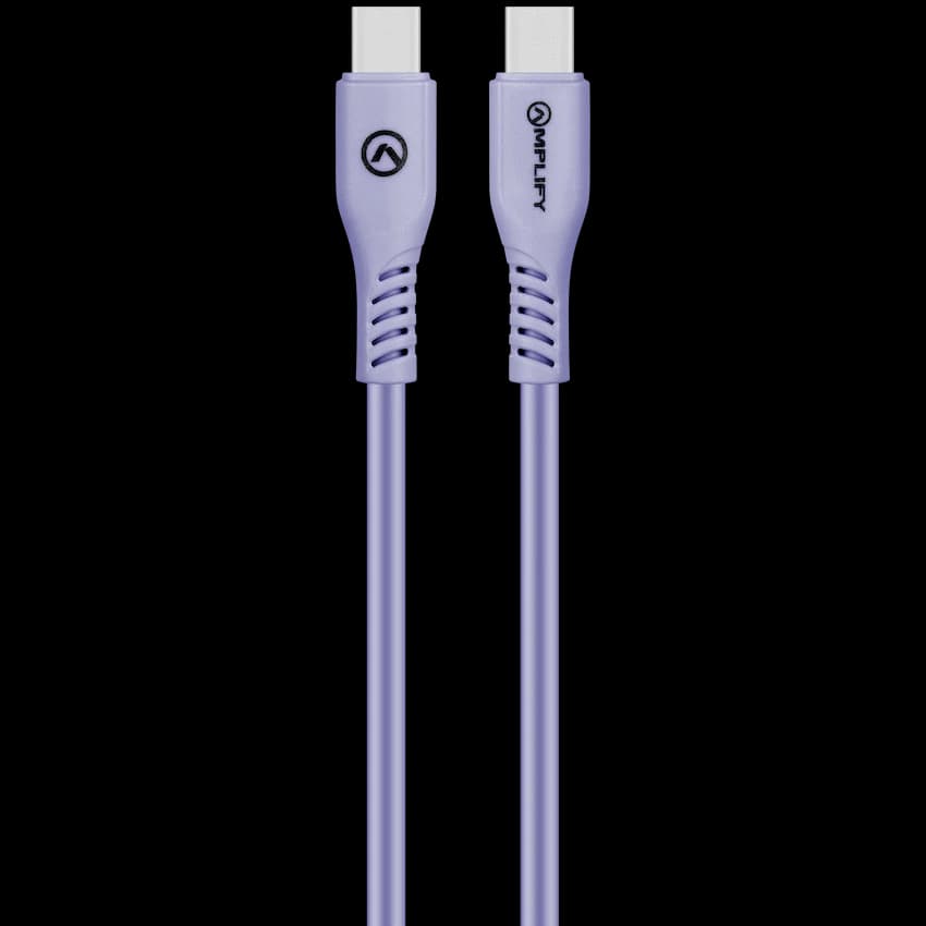 Amplify CoreCharge 1.2m USB-C to USB-C Cable - Lavender 2