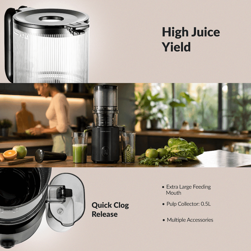 Boden Stark 600ml Slow Juicer 4