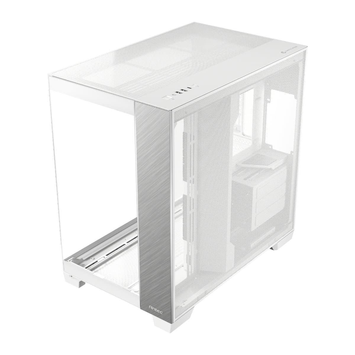 Antec C8 Aluminium White E-ATX Dual Chamber Gaming Chassis - White 2