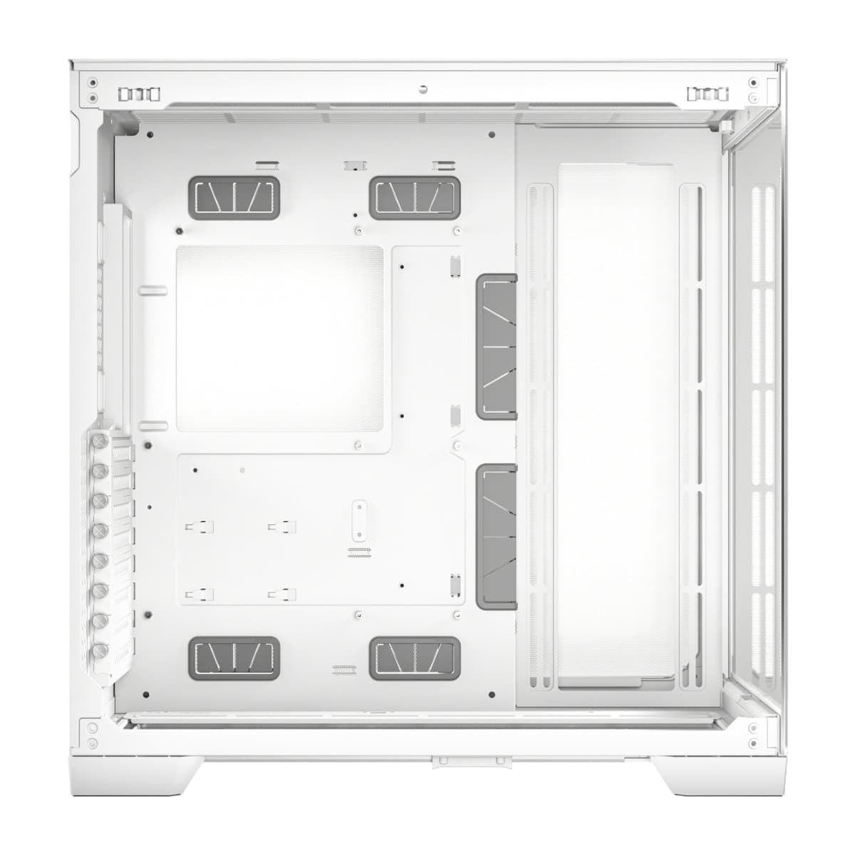Antec C8 Aluminium White E-ATX Dual Chamber Gaming Chassis - White 4