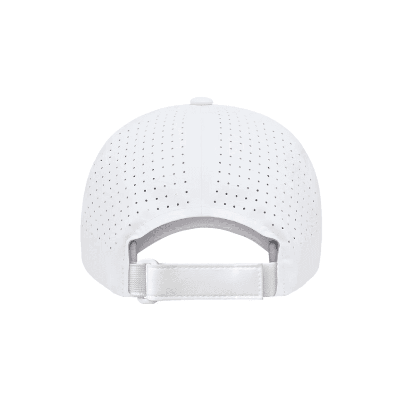 Flexfit Delta Black Perforated Cap with Velcro Hook & Loop Adjustable 5