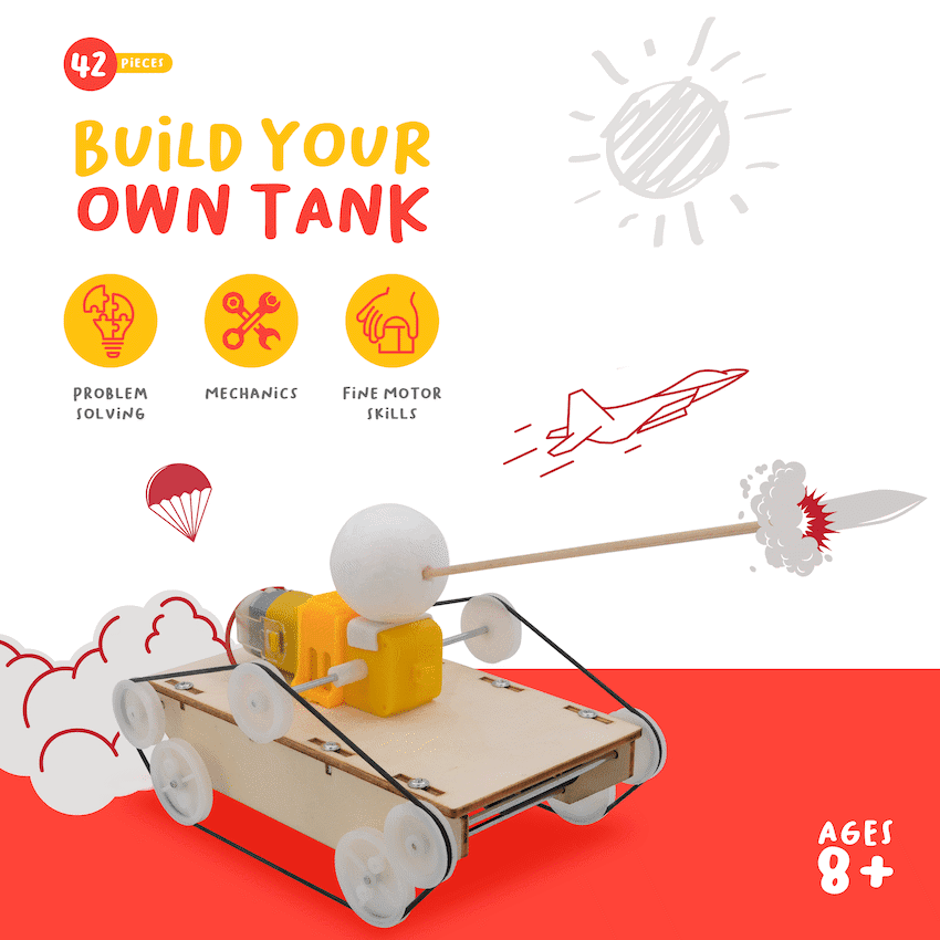 EduMatic - Build a Tank with This Easy to Use Tank Kit 5