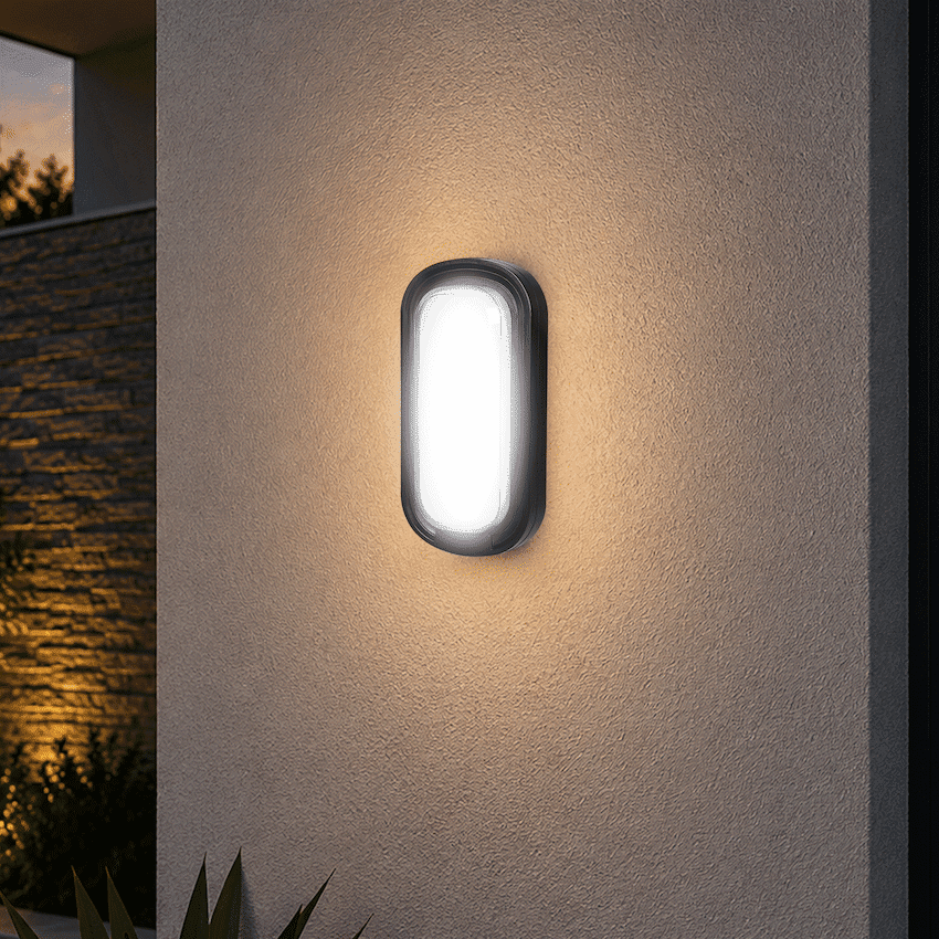 Ellies Ellipse Series AC 24W Capsule LED Bulkhead - PC 9