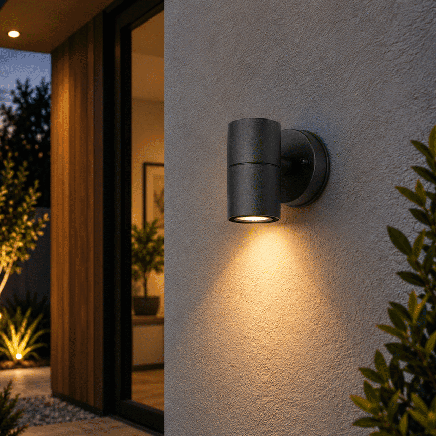 Ellies Ash Series AC UniBeam wall light - Nylon Carbon Fiber - GU10 Base 9