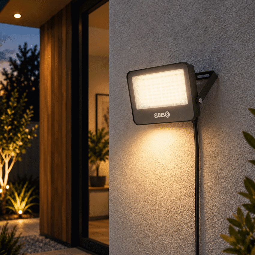 Ellies Quasar Series 150W AC Flood Light  with 3CCT -BK 5
