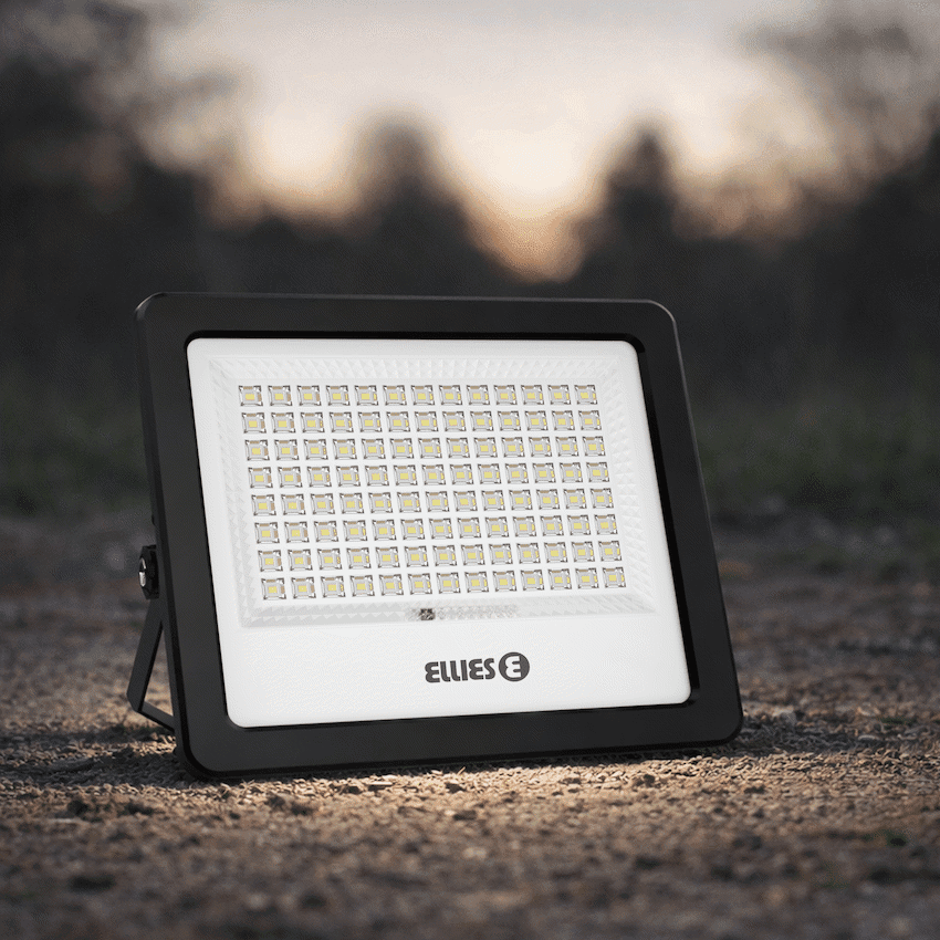Ellies Nebula Series 180W Solar Flood Light  with 3CCT -BK 7
