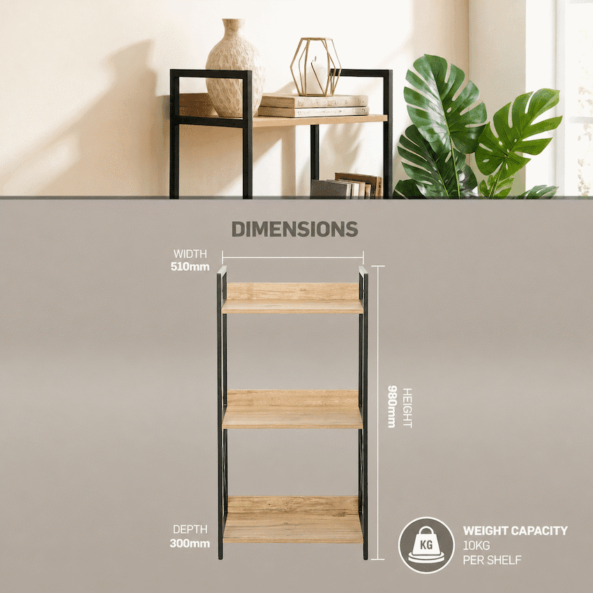 Scandanavian Bookcase Small 2