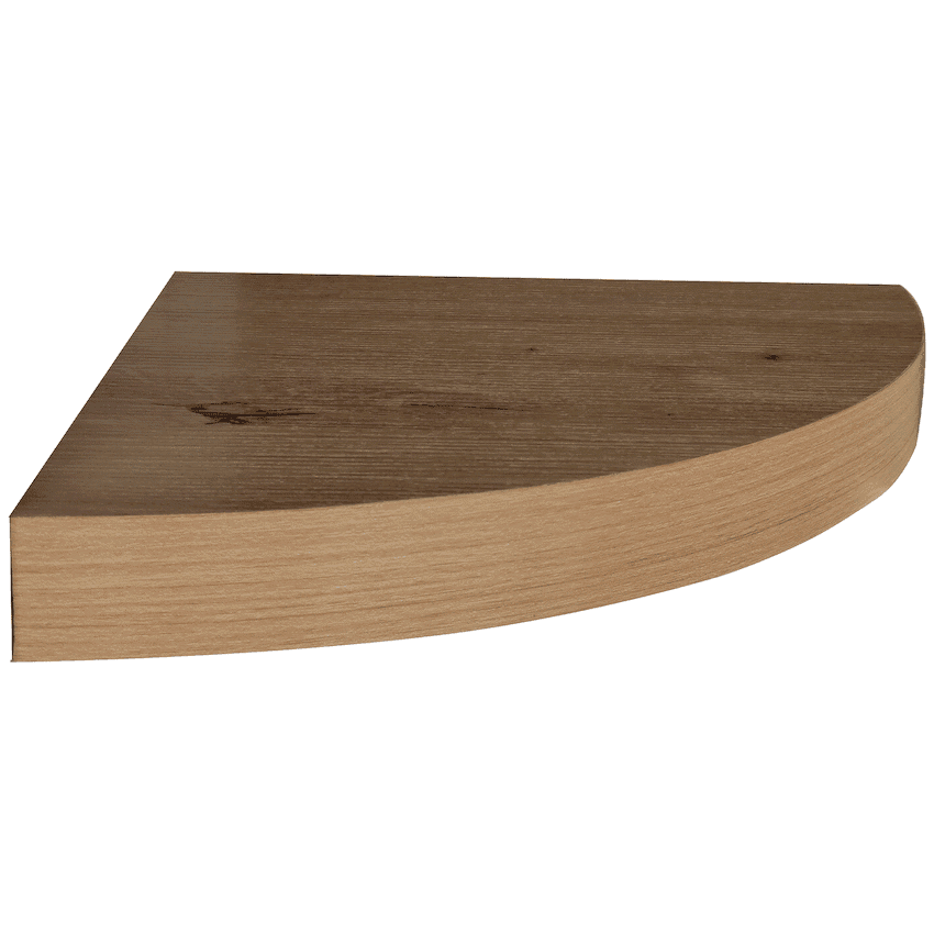 Everfurn Arched Floating Corner Wall Shelf 1