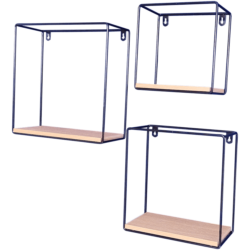 Everfurn Sarah Wall Shelves - Set of 3 1
