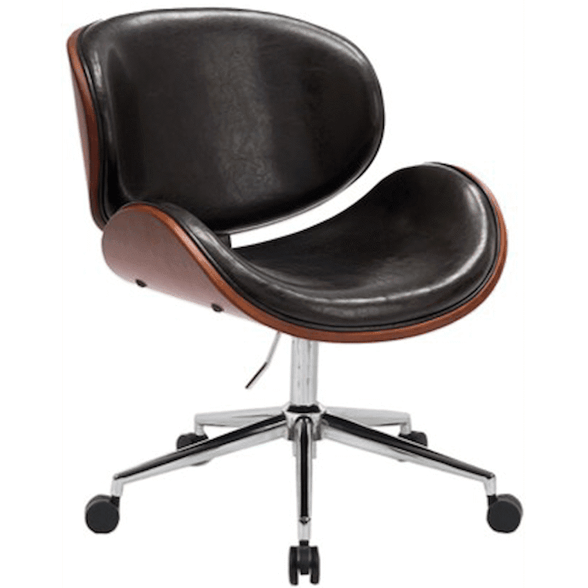 Amos Mid Back Office Chair - Black 1