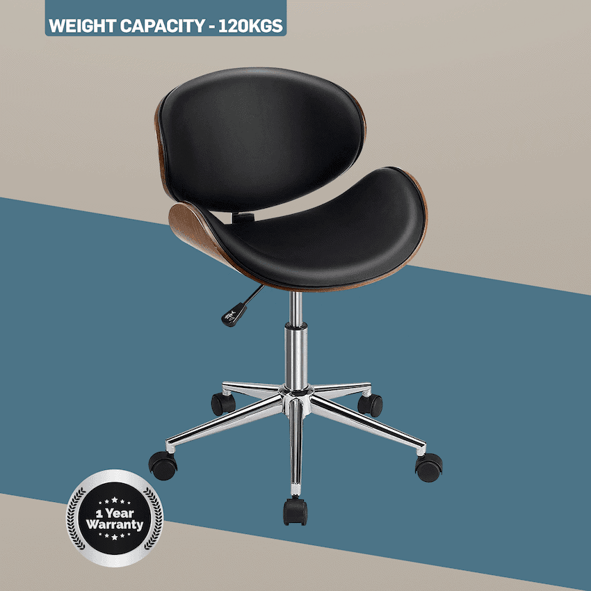 Amos Mid Back Office Chair - Black 5