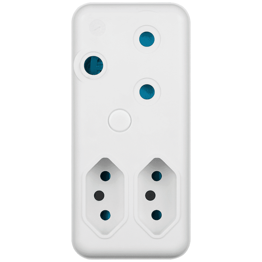 Ellies 3-Way Adaptor - White 3