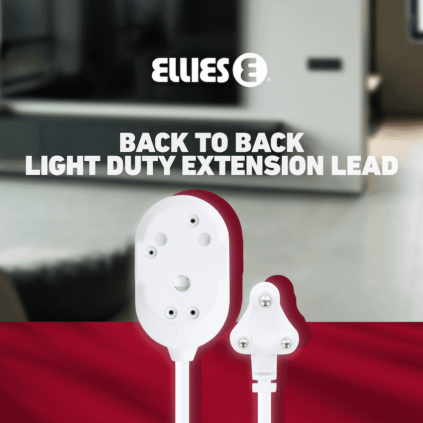 Ellies Back to Back Light Duty Extension Lead-20M 3