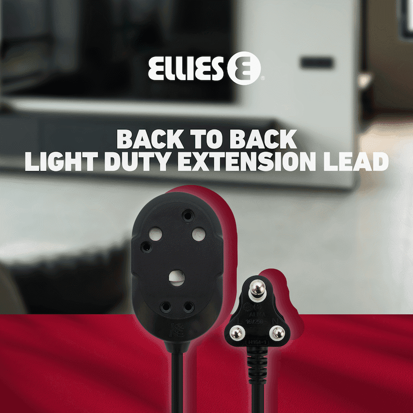 Ellies Back-to-Back Light-Duty Extension Lead - 3m 7