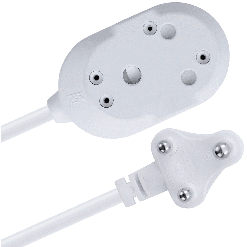 Ellies Back-to-Back Light-Duty Extension Lead - 3m 2