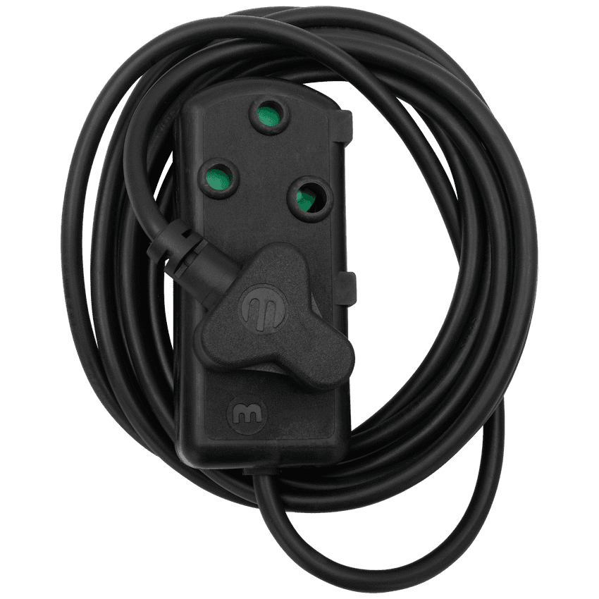 Ellies Side-by-Side Light-Duty Extension Lead - 3m - Black 8