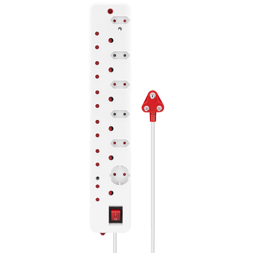 Ellies 12-Way Surge Multiplug - 0.5M WT 2