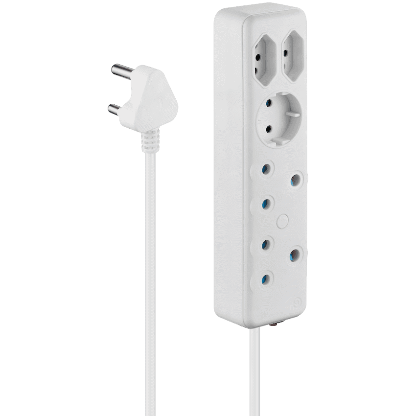 Ellies 5-Way Multiplug - 0.5m 2