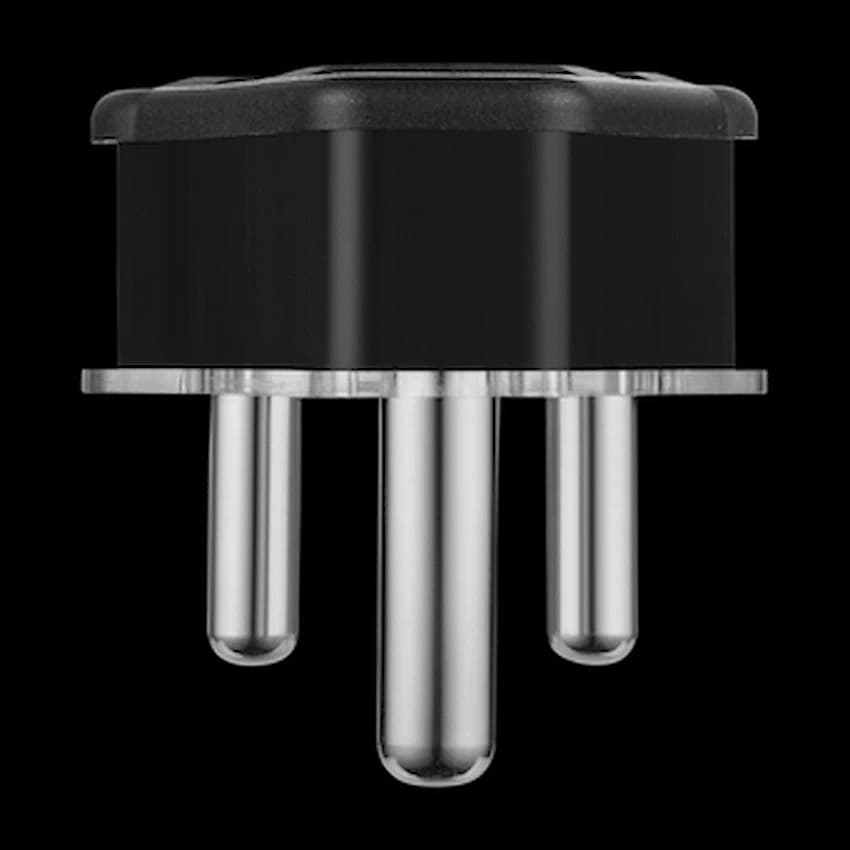 Ellies 16a Heavy-Duty Rubber Screw-on Plug Top - Black 9