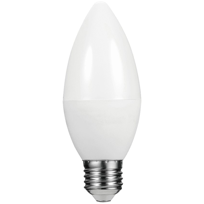 Ellies 5w C37 Residential Candle Stick Bulb E27 CW 2