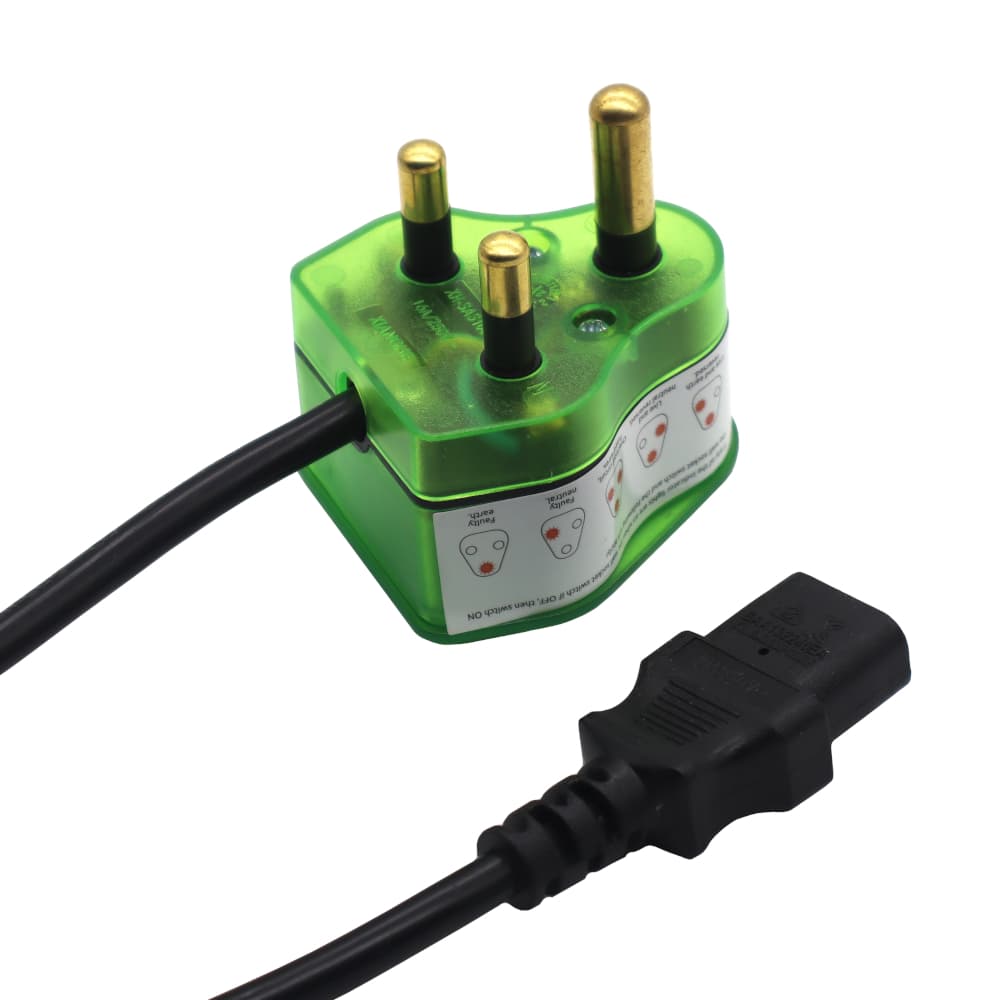 Gizzu Surge Protector 10A Kettle Plug Cable 1.5M 2