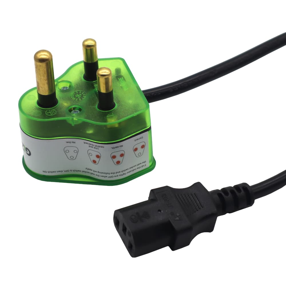 Gizzu Surge Protector 10A Kettle Plug Cable 1.5M 4