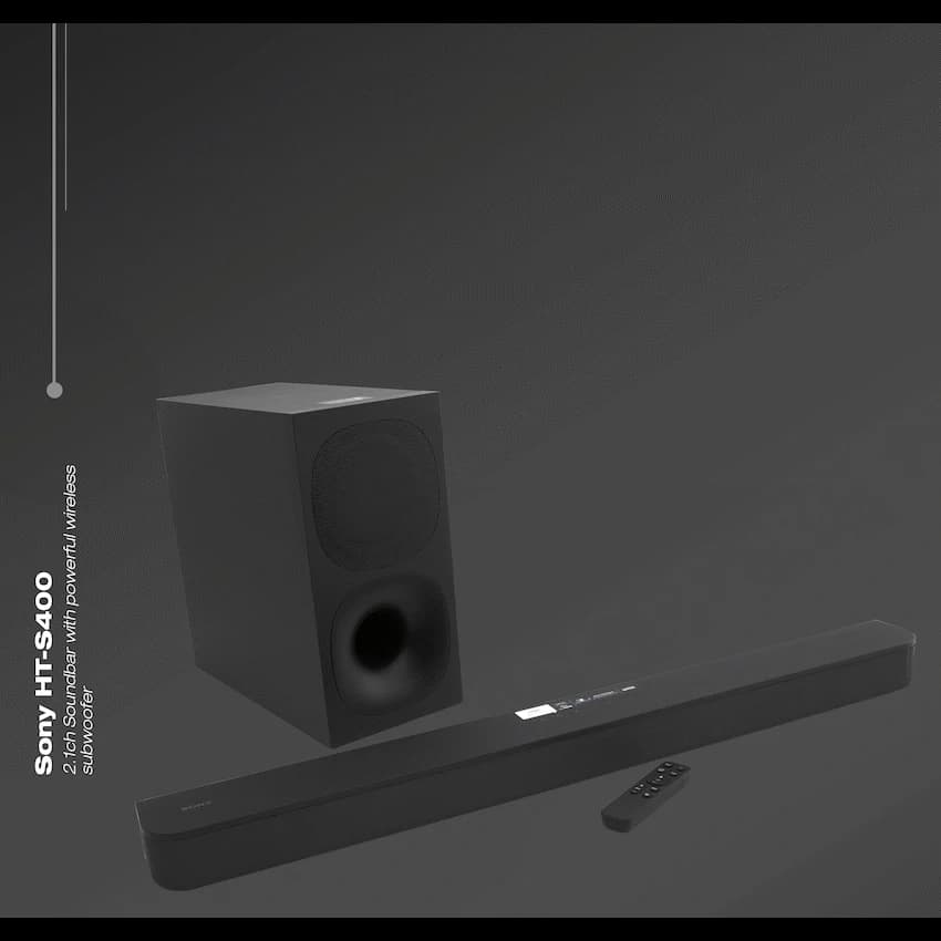 Sony HT-S400 330w 2.1ch Wireless SW Soundbar 5