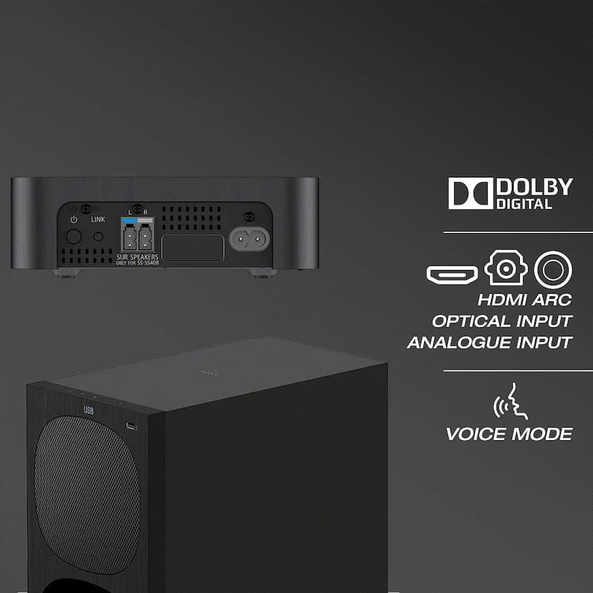 Sony HT-S40R 600w 5.1ch Soundbar with Wireless Rear Speakers 2