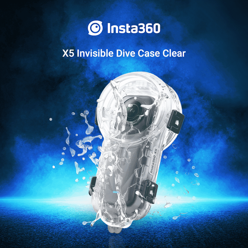 Insta360 X5 Invisible Dive Case Clear 6