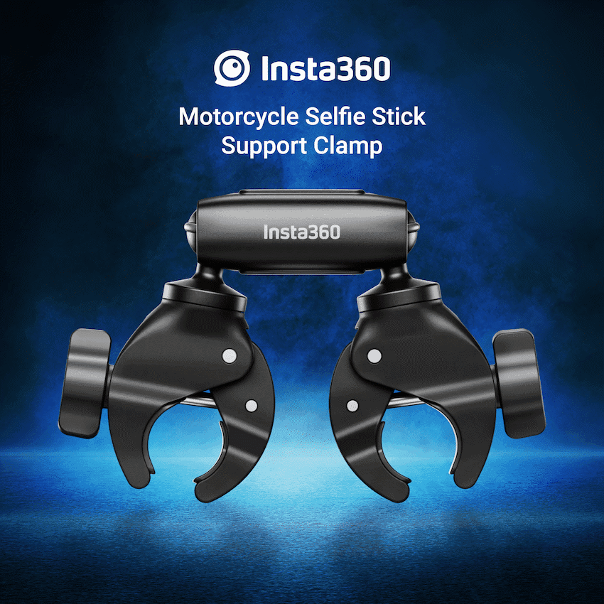 Insta360 Motorcycle Selfie Stick Support Clamp 6