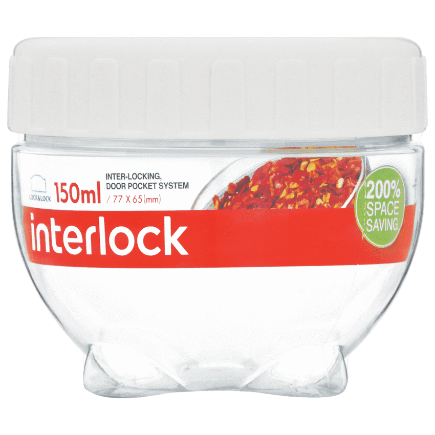 LocknLock Interlock container 150ml wt ( Order in Qty of 8)