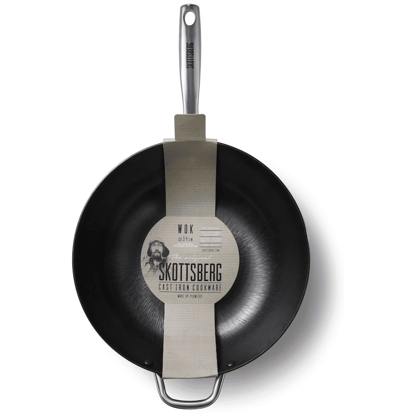 Skottsberg Cast Iron Wok 34cm ( Order in Qty of 1) 3
