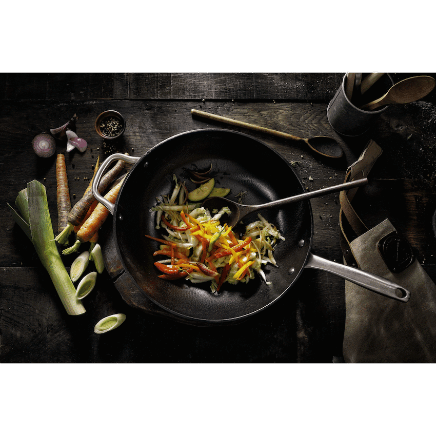 Skottsberg Cast Iron Wok 34cm ( Order in Qty of 1) 5