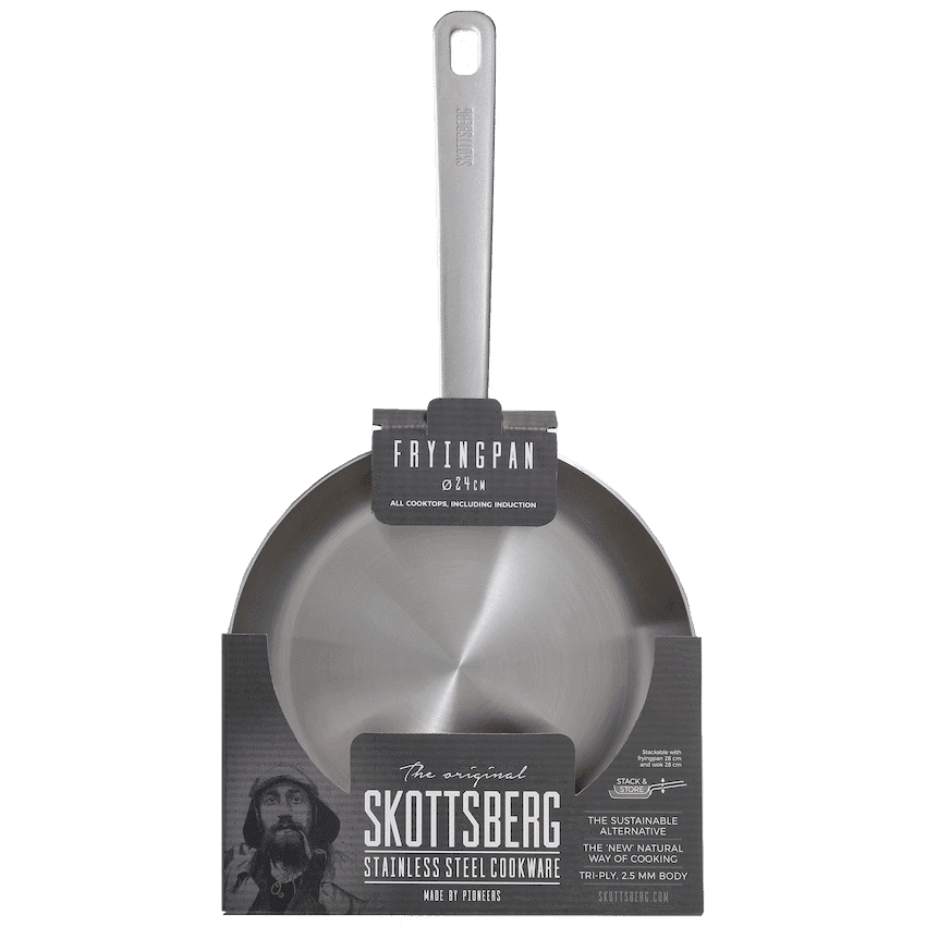 Skottsberg Stainless Steel Frying Pan 24 ( Order in Qty of 1) 6