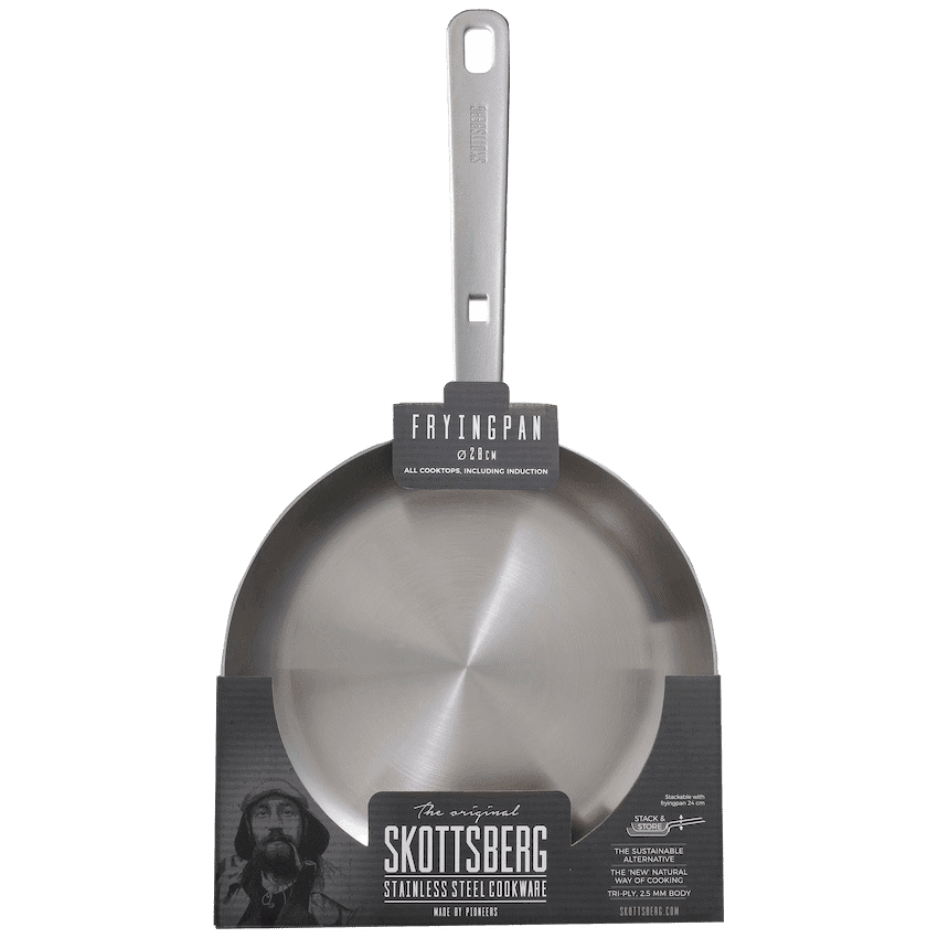 Skottsberg Stainless Steel Frying Pan 28cm (Order in Qty of 1) 8