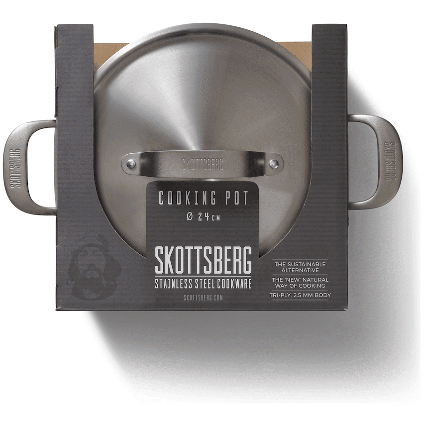 Skottsberg Stainless Steel 24cm Cooking Pot ( Order in Qty of 1) 4