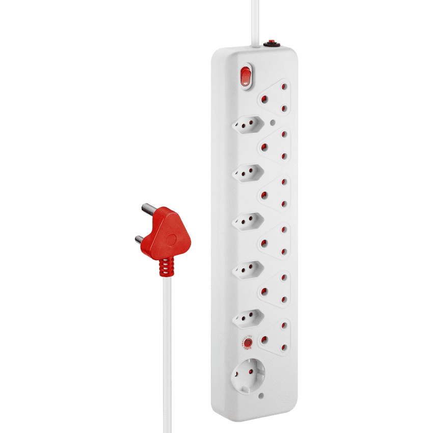 Nexon 12-Way Medium Surge Multiplug 0.5m - White 2