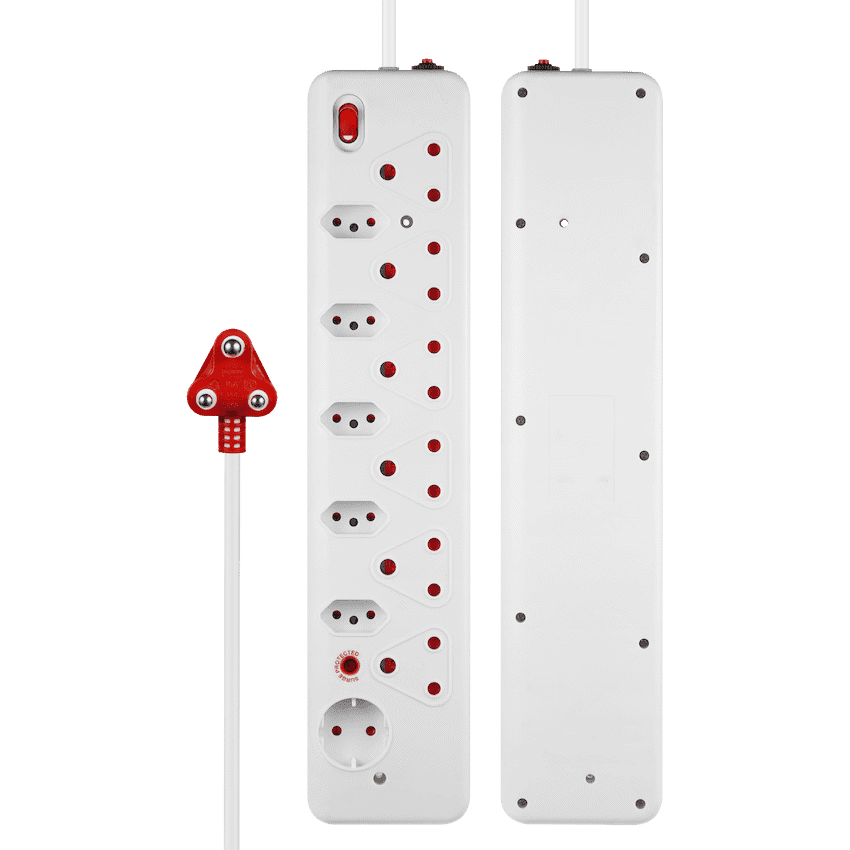 Nexon 12-Way Medium Surge Multiplug 0.5m - White 3