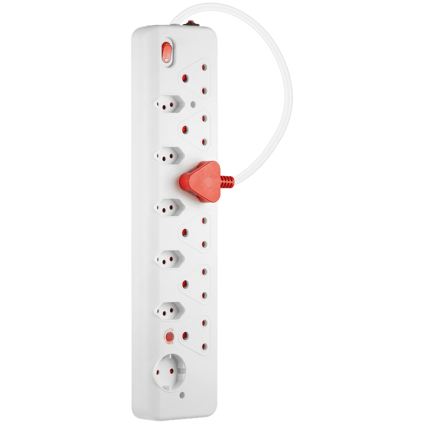 Nexon 12-Way Medium Surge Multiplug 0.5m - White 4
