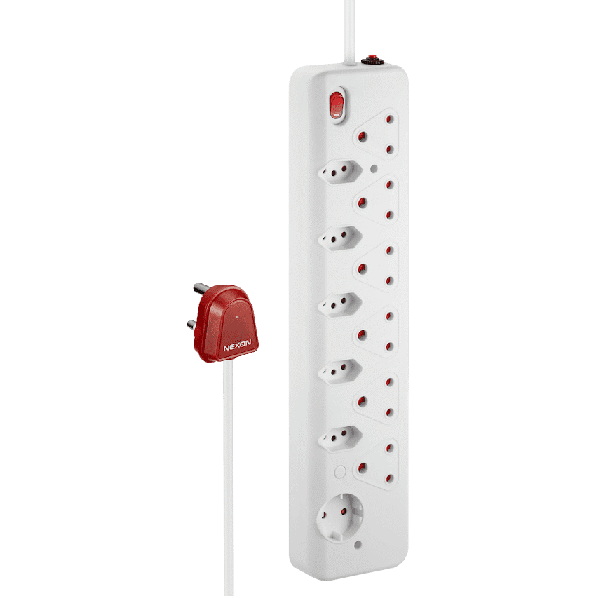 Nexon 12 Way High Surge Multiplug 0.5M 1