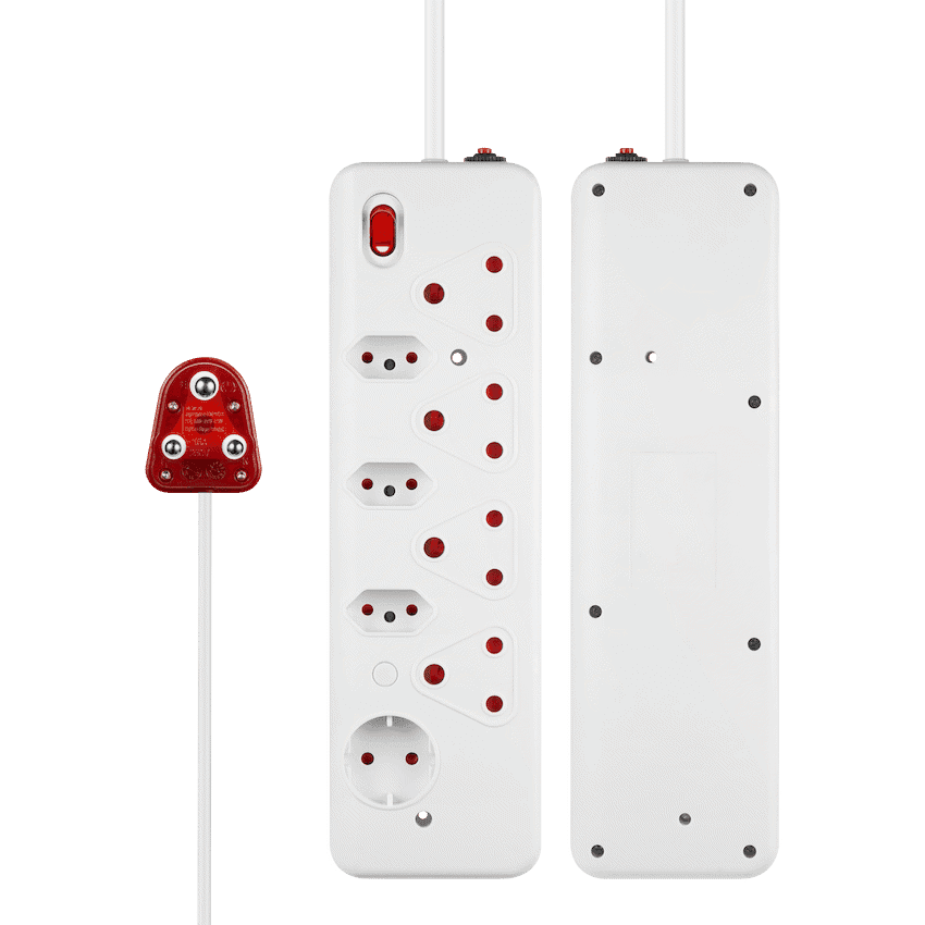 Nexon 8-Way High Surge Multiplug 0.5m 2