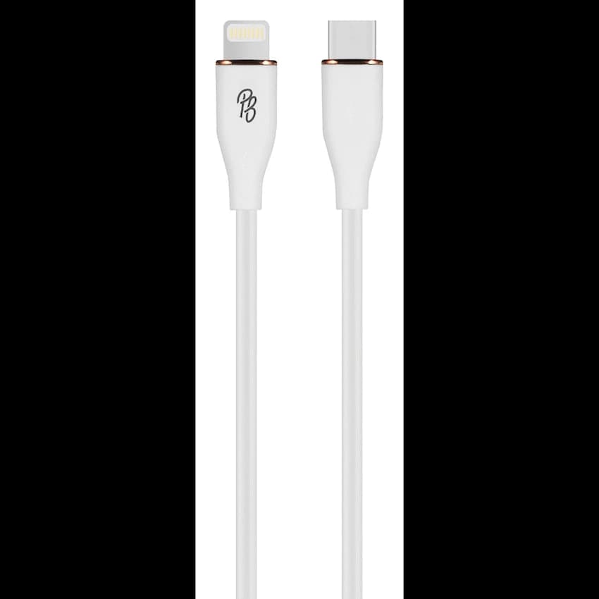 Pro Bass FlexiCord Series 2m 27w Type-C to Lightning Charging Cable - White 2