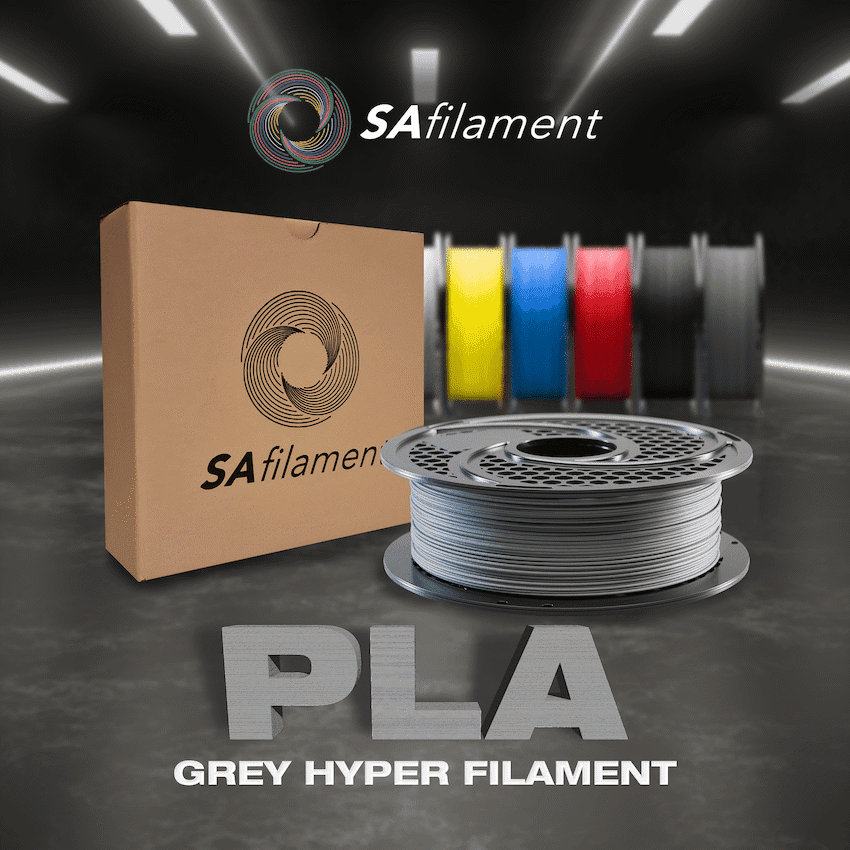 SA Filament PLA Hyper Filament 1kg - Grey 8