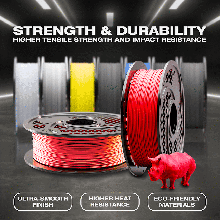 SA Filament PLA Hyper Filament 1kg - Red 5