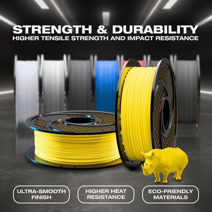 SA Filament PLA Hyper Filament 1kg - Yellow 5