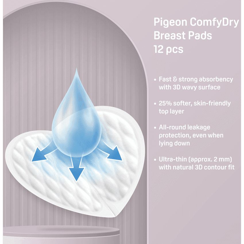 Pigeon Comfydry Breast Pads 12 pcs 2