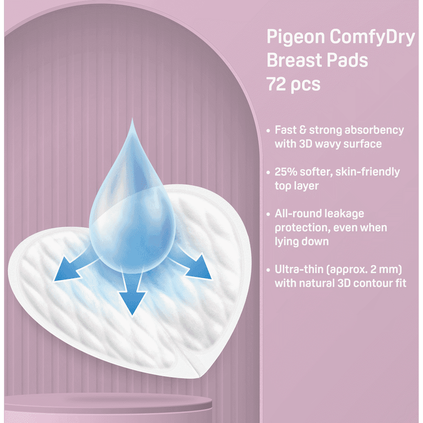 Pigeon Comfydry Breast Pads 72 pcs 2