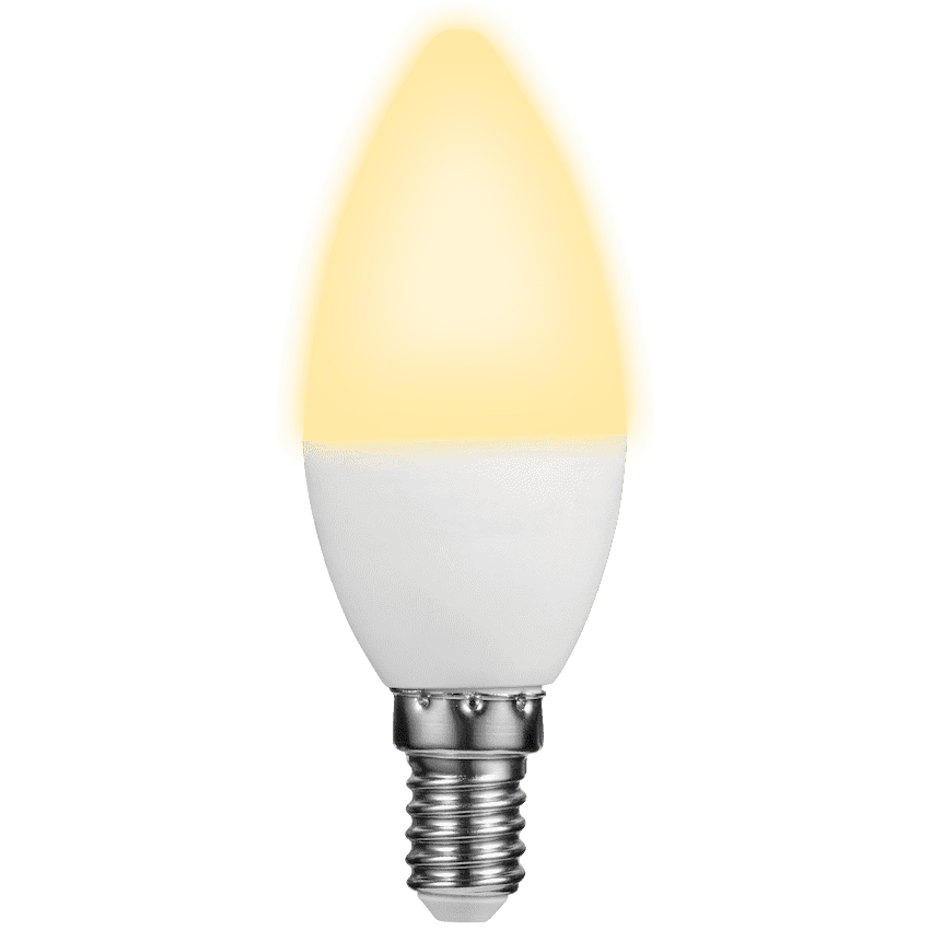 Switched 5w Candle LED Light Bulb E14 7